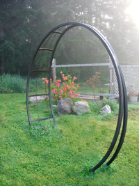 moonbeam metal garden arch