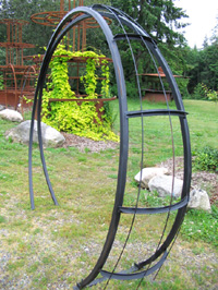 moonbeam metal garden arch